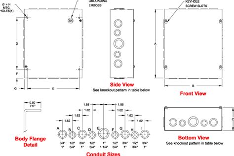 electrical box knockout dimensions|electrical box 1 2 knockout.